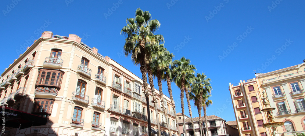 Malaga / Plaza de la constitution - Espagne (Andalousie)