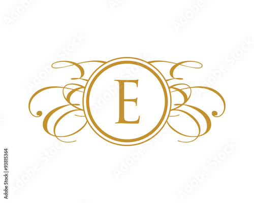E Luxury Royal Elegant Logo