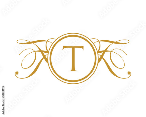 T Luxury Royal Elegant Logo