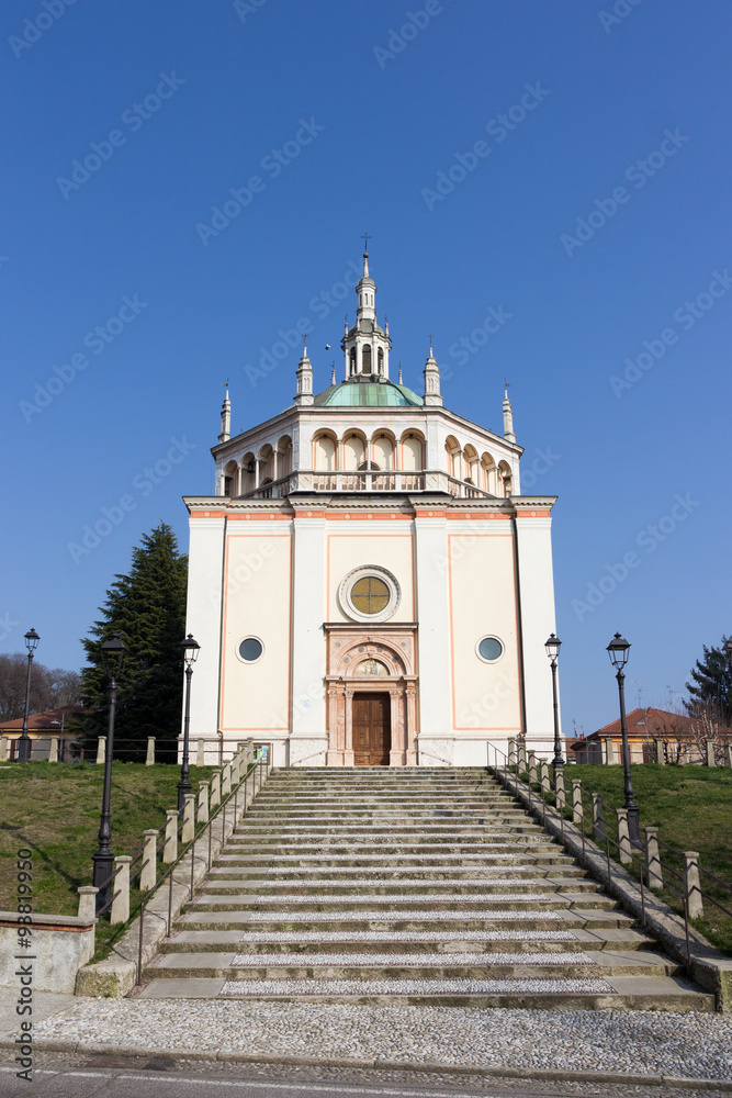 Church in Crespi d'Adda Italy