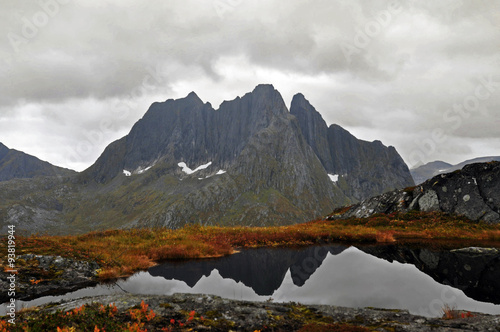 Norwegian nature / There are mountains plunging into the sea from hundreds of metres, fjords, tall mountain peaks, northern lights and midnight sun.