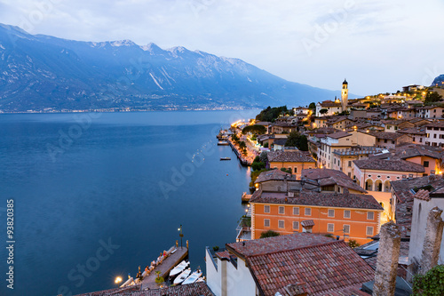 Limone sul Garda at sunset