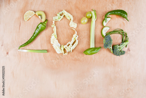 2016 Healthy Vegetarian Food Concept