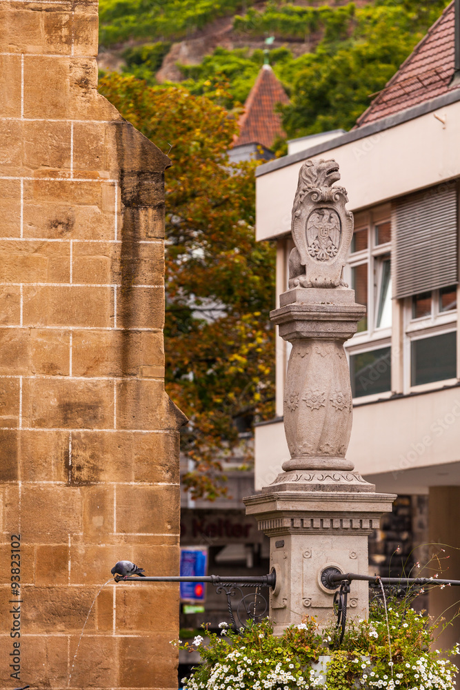 Obraz premium Brunnen in Esslingen am Neckar