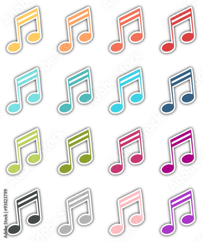 icône notes de musique