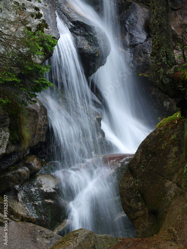 Fototapeta Naklejka Na Ścianę i Meble -  Waterfall long exposure landscape image in in the Tatras National Park, Slovakia