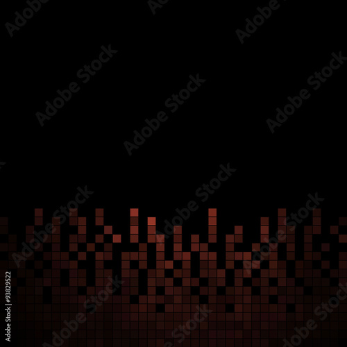 abstract vector square pixel mosaic background