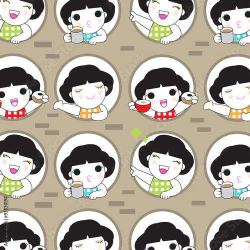 Welcome Weekend From The Window Character illustration
