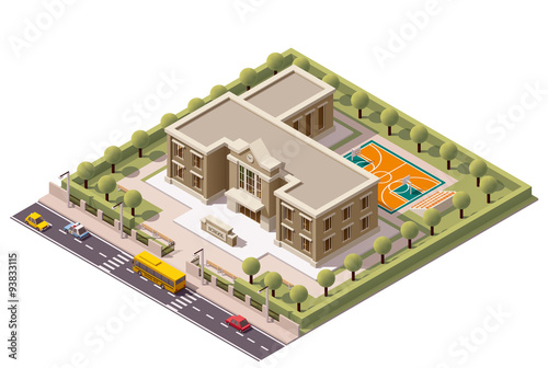Vector isometric school