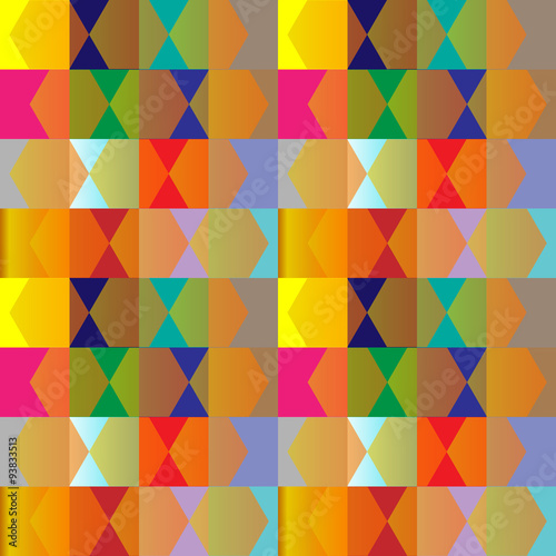 Wallpaper Mural Abstract Geometric Pattern Torontodigital.ca