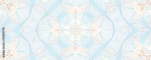 Light blue kaleidoscope background