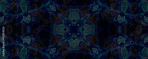Light blue kaleidoscope background