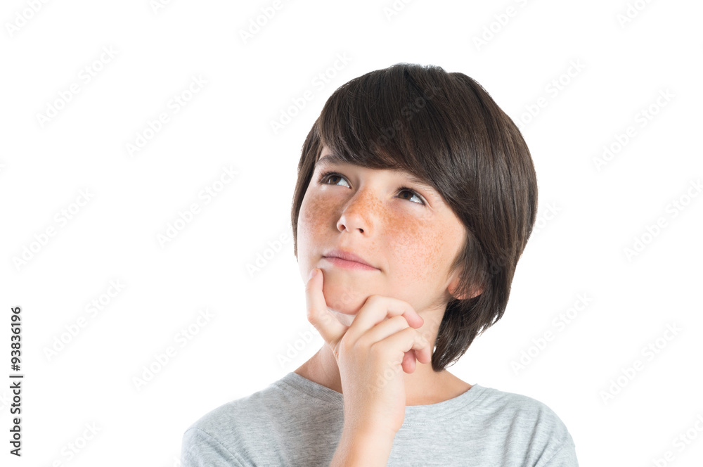 Pensive boy Pensive boy