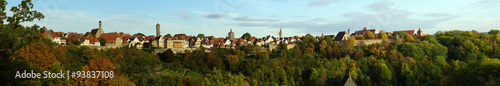 Panoramablick vom Burggarten zum südlichen Teil der Stadt © etfoto