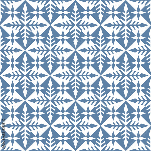 New year Seamless Pattern with Snowflakes