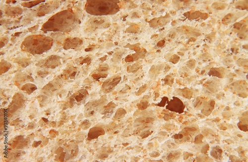 Bread texture. Slice of cereal bread macro close-up.  