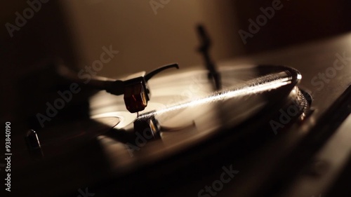 High quality turntable ENDING with professional light.  photo