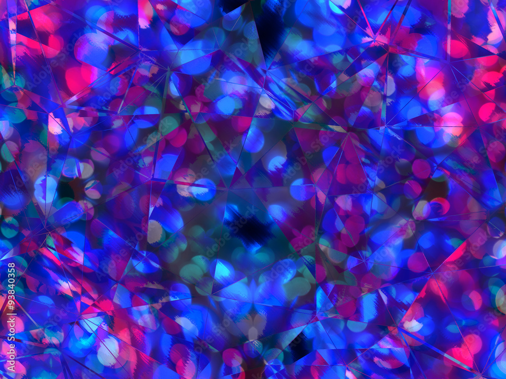 Light blue kaleidoscope background