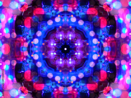 Abstract kaleidoscopic purple texture