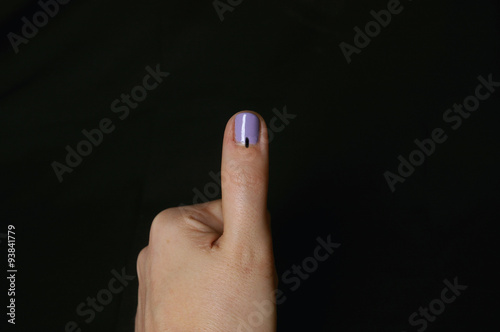 Woman's hand doing a thumbs up