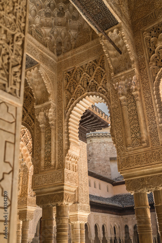 Les splendeurs de l'Alhambra à Grenade en Andalousie.