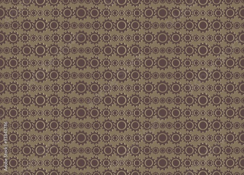 Background with gears. 