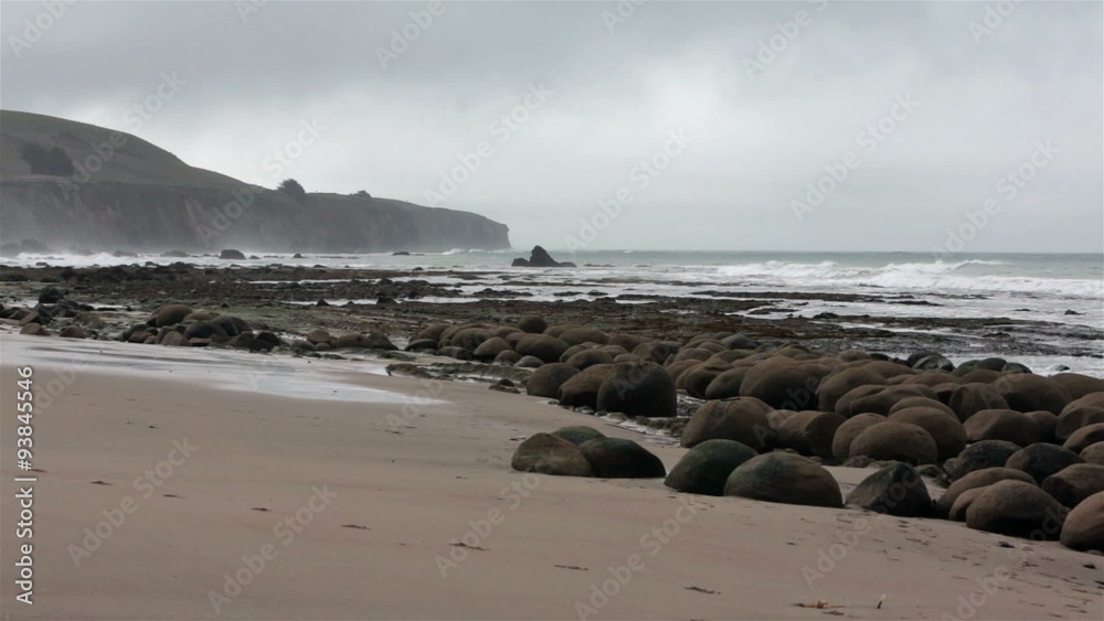 Bowling Ball Beach California Pacific Ocean mist HD 5710 Bowling Ball Beach California Pacific Ocean mist HD 5710
