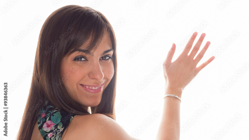 mujer sonriendo mujer sonriendo