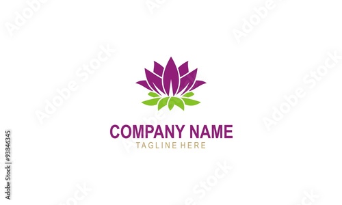 lotus flower beauty logo