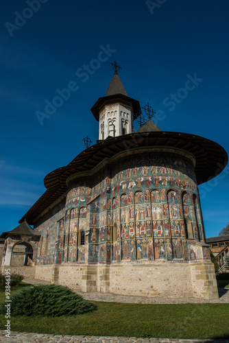 Front view of Sucevita monatery's church