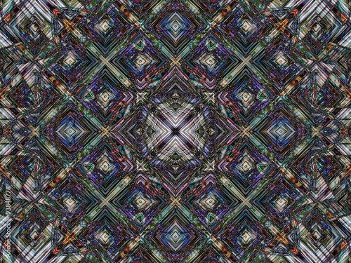Kaleidoscopic pattern  texture