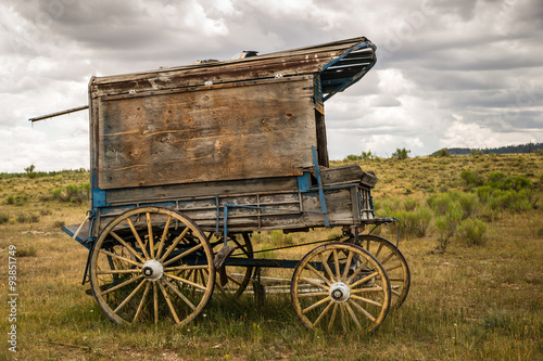 Old West Sheriff's Wagon on the Prarie
