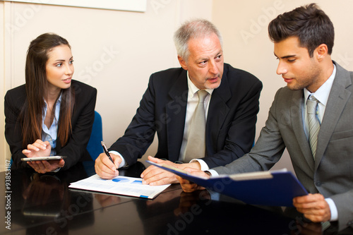  Business people at work photo