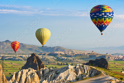 The great tourist attraction is the Cappadocia balloon flight. C