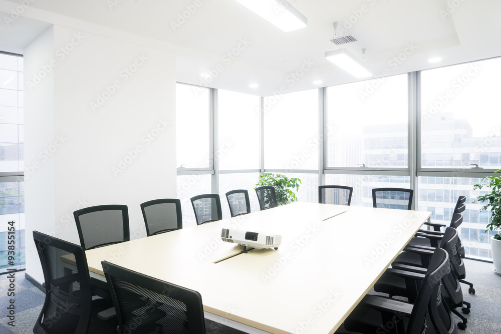 interior of meeting room in moder office interior of meeting room in moder office