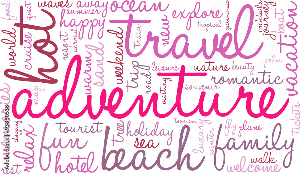 Adventure Word Cloud Adventure Word Cloud