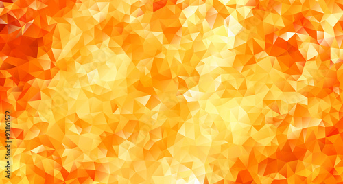 A fiery triangle pattern, background, texture, abstract geometric pattern, Abstract red orange triangles vector 