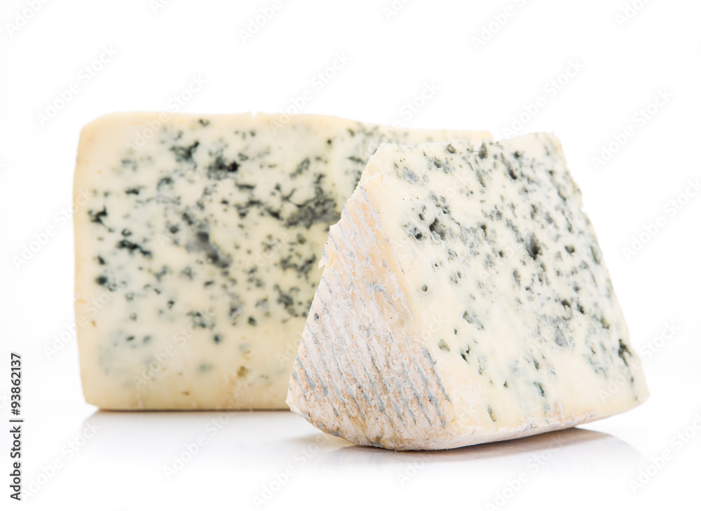 Blue cheese close-up Blue cheese close-up