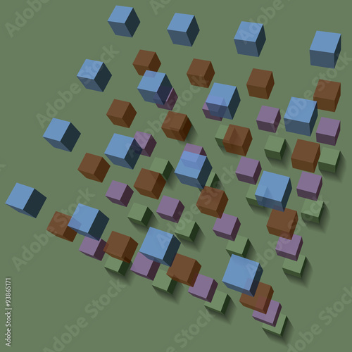 Background of the volume of cubes