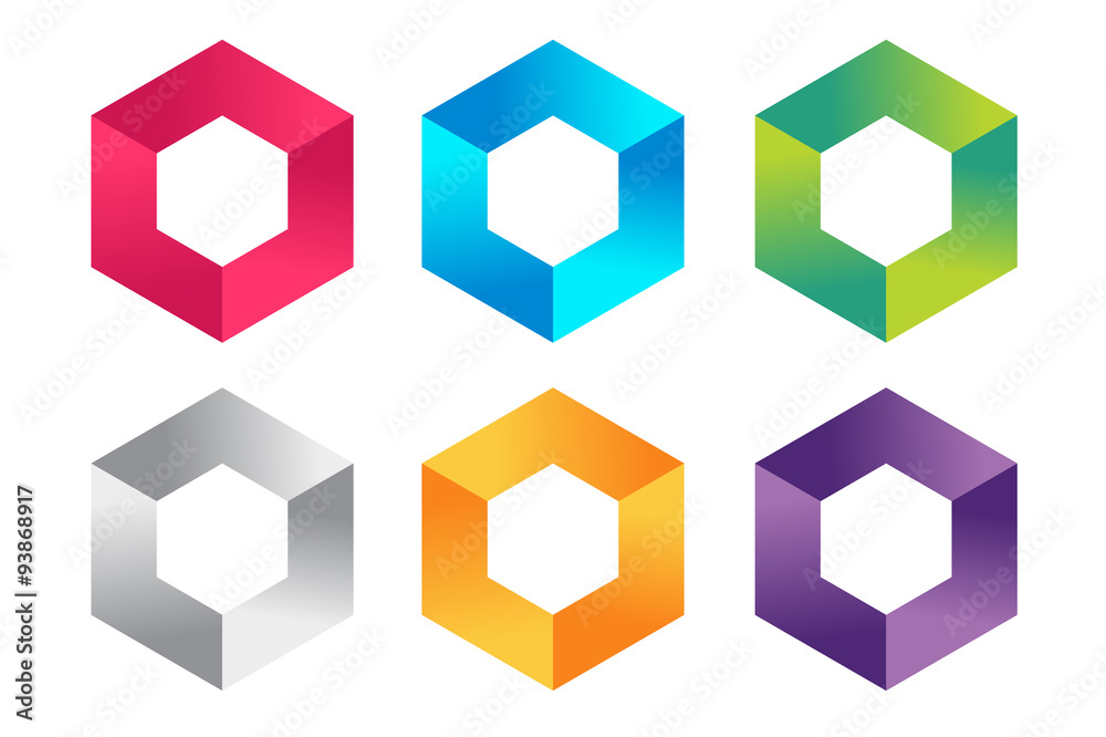 Abstract square logo vector template Abstract square logo vector template