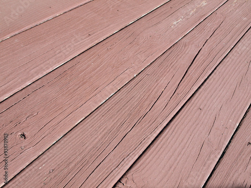 wood deck beams - damaged