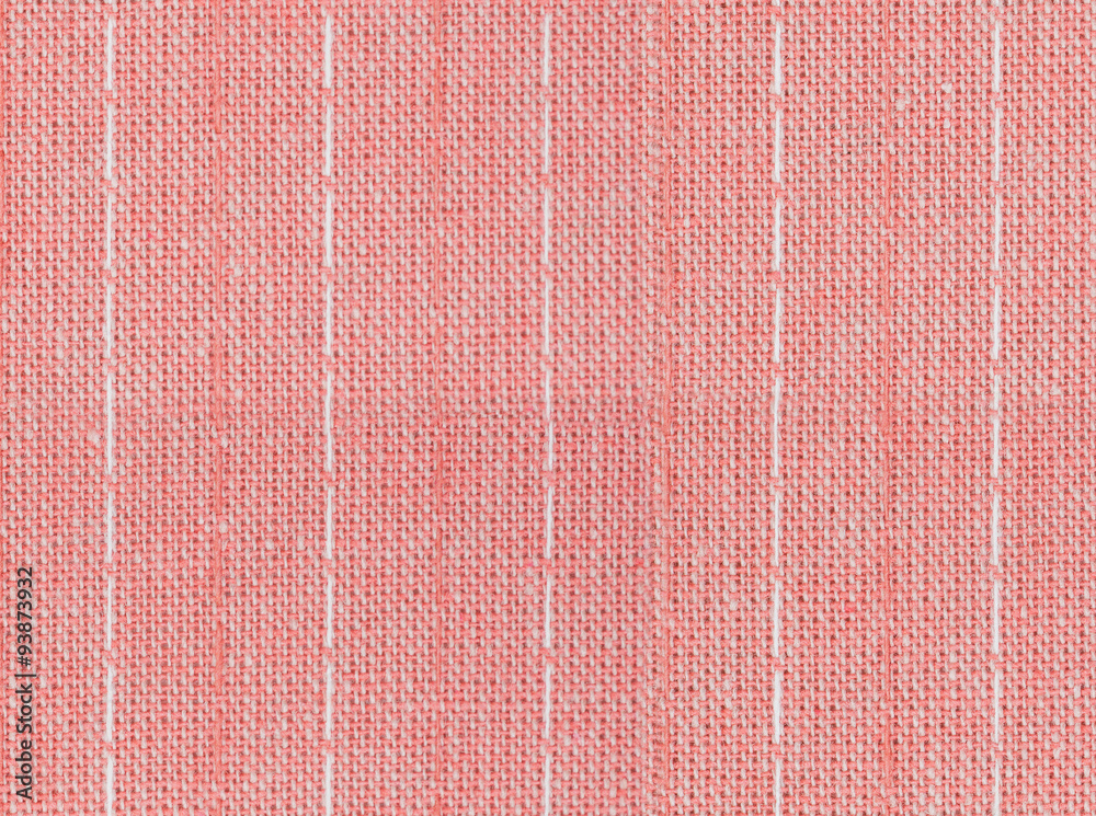 Fototapeta premium Seamless pink and white line fabric texture
