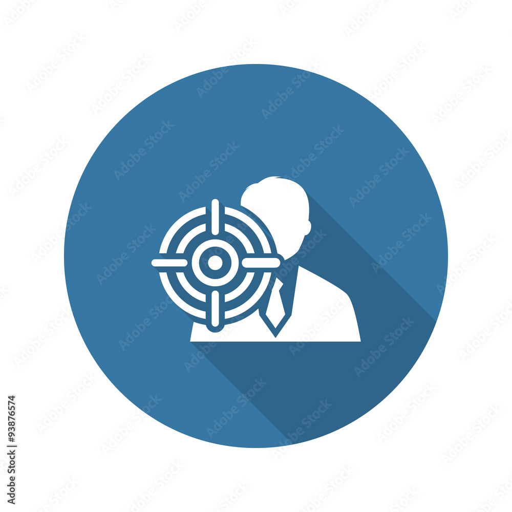 Headhunting Icon. Business Concept. Flat Design. Headhunting Icon. Business Concept. Flat Design.