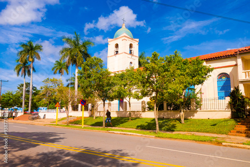 Canvas-taulu VINALES, CUBA - SEPTEMBER 13, 2015: Vinales is a small town and municipality in the north central Pinar del Rio Province of Cuba
