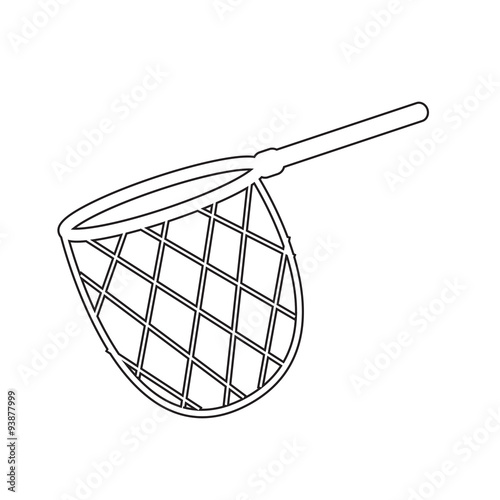 fishing hunting net icon