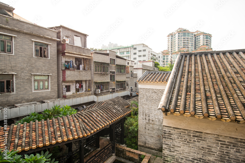 roof top of an old Chinese house roof top of an old Chinese house