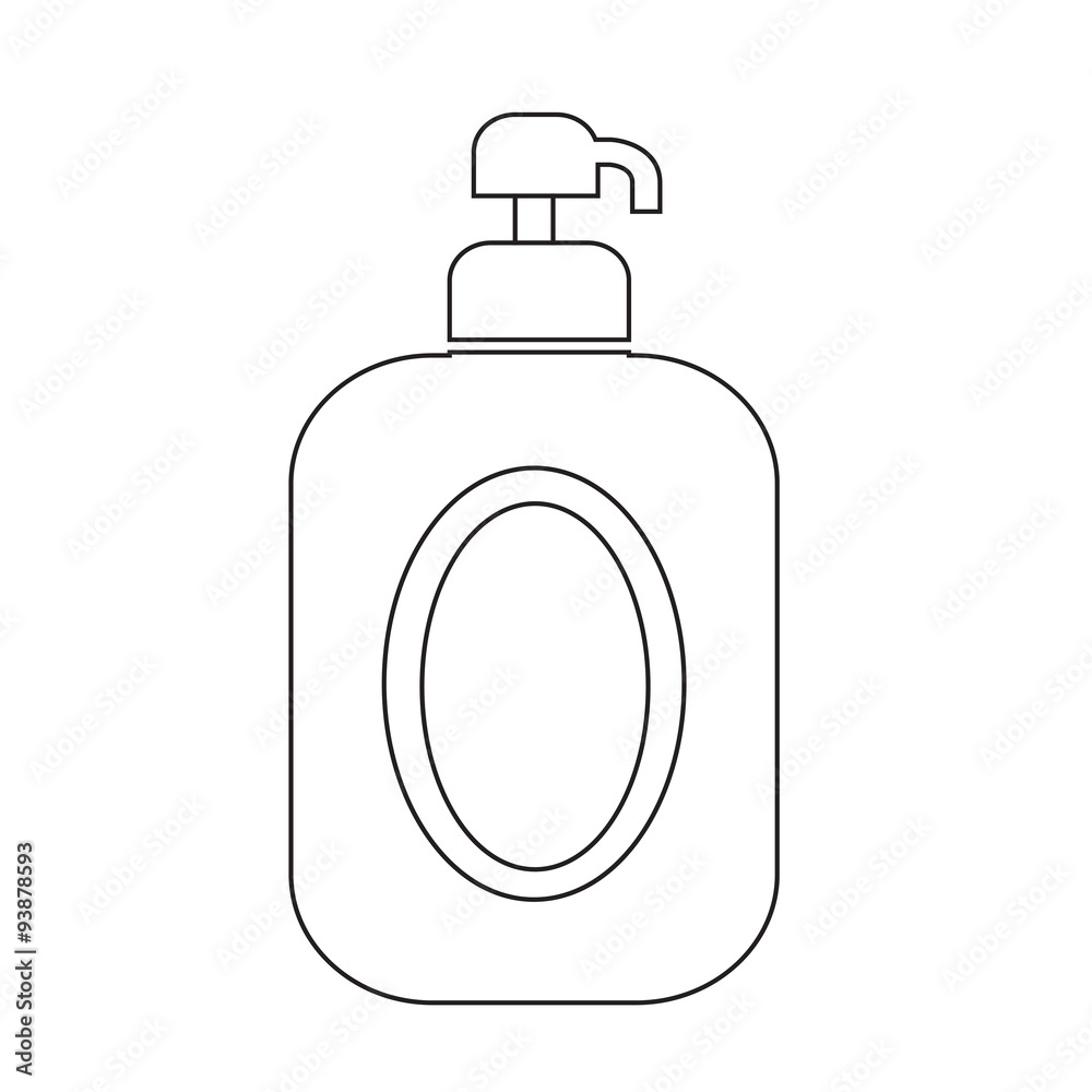 Obraz premium shampoo icon