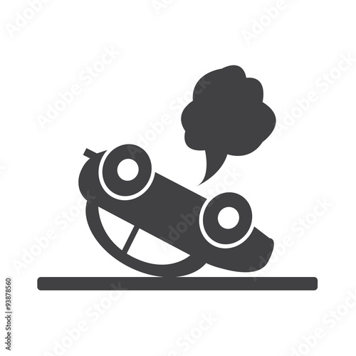 car auto accident icon