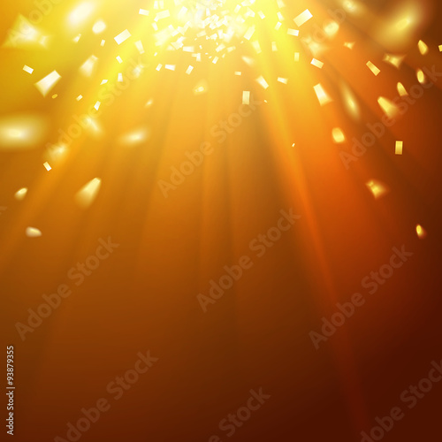 Golden underwater abstraction.