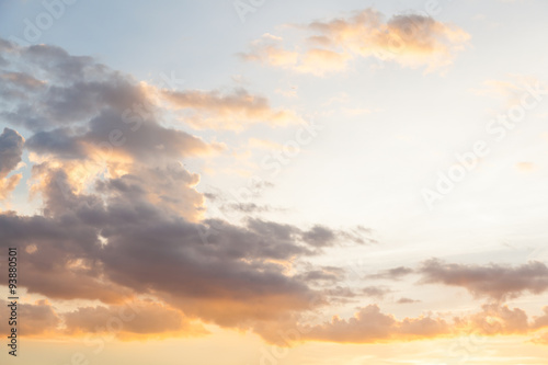 Sky cloud evening © vachiraphan